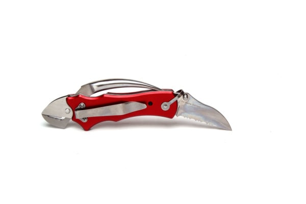 Myerchin Sailors Tool, Rigging Knife Multi Tool In Red (P300RD)