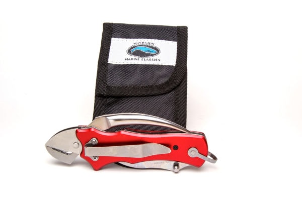 Myerchin Sailors Tool, Rigging Knife Multi Tool In Red (P300RD)