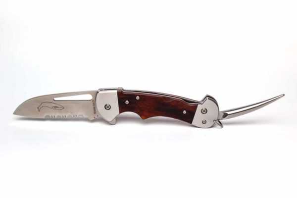 Wood Handle Captain Folder Pro Rigging Knife (WF300P)