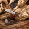Wood Handle Crew Folder Rigging Knife (WF377)